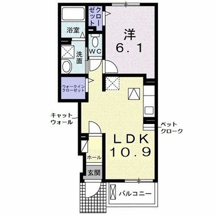 ウエスティン リバーの間取り