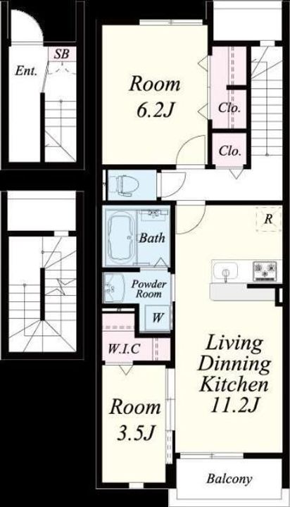 レガリア陣原の間取り