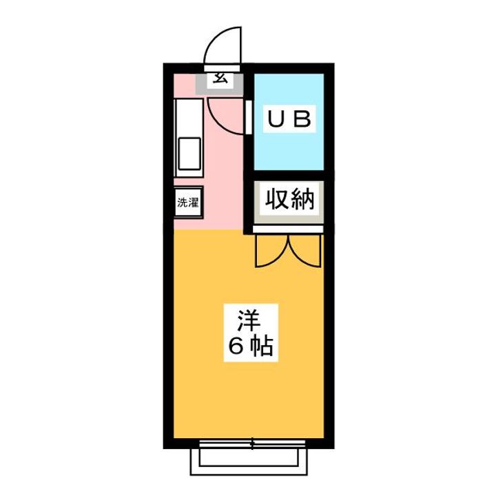 コーポ松の間取り