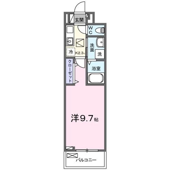 大阪府堺市堺区文珠橋通(アパート)の賃貸物件の間取り