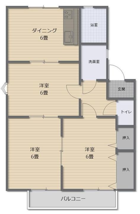 メゾンドール D棟の間取り