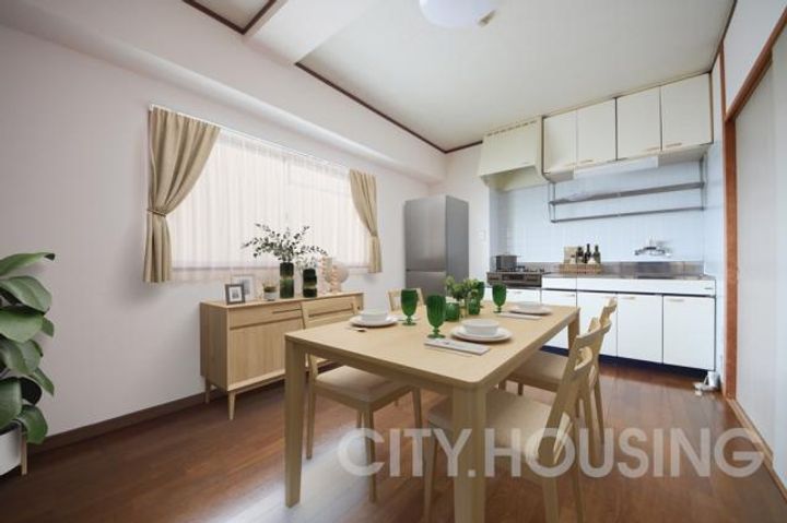 ヴィラ・アンソレイエ藍住の居間