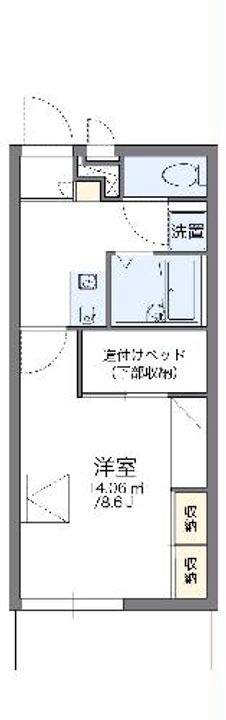 レオパレスエトワール彩IIの間取り