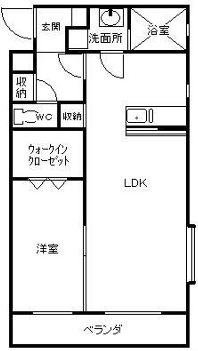 静岡県静岡市駿河区大谷(マンション)の賃貸物件の間取り