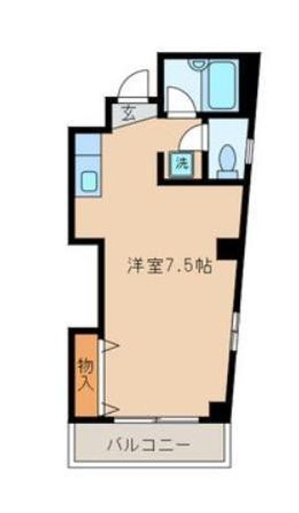 東京都荒川区南千住5(アパート)の賃貸物件の間取り