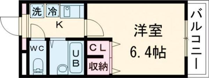 三重県名張市鴻之台3番町(マンション)の賃貸物件の間取り