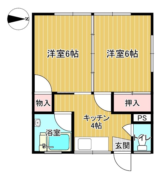 ハイツさくらの間取り