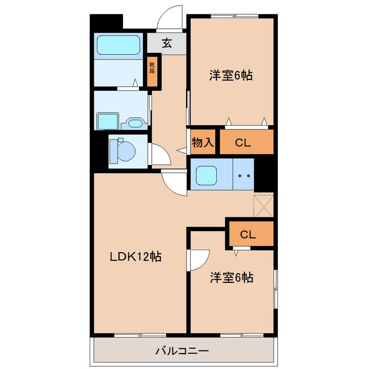 アンフィニ・MMの間取り