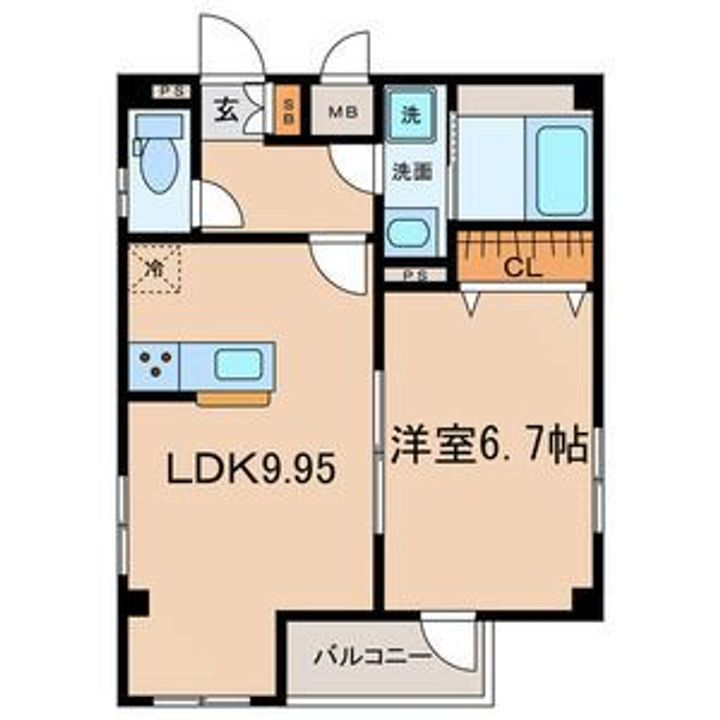 グランレーヴ千代田の間取り