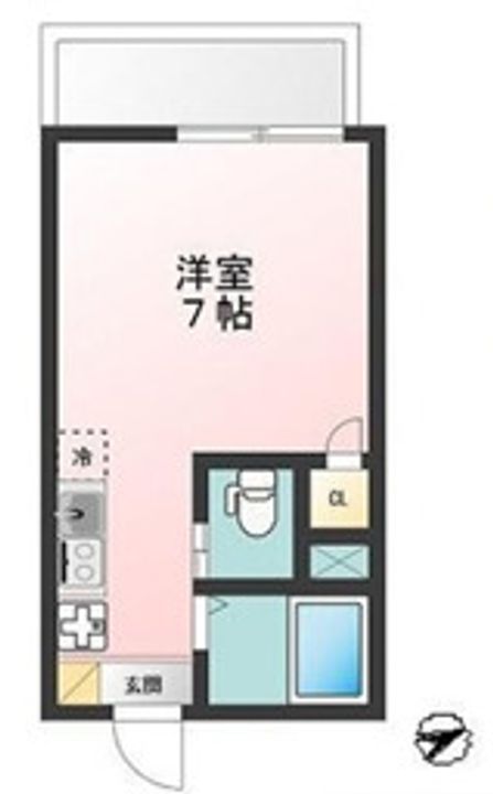Glanz町屋IIの間取り