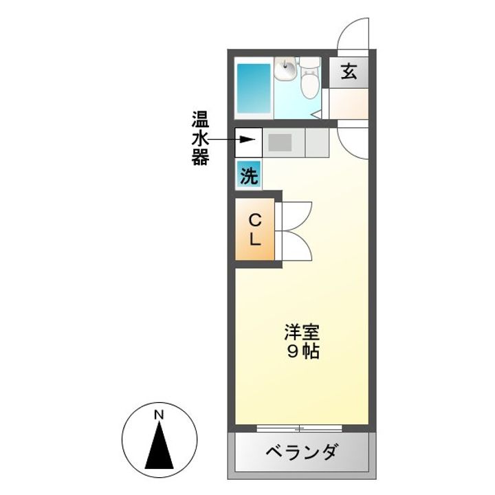 レスポール大谷の間取り