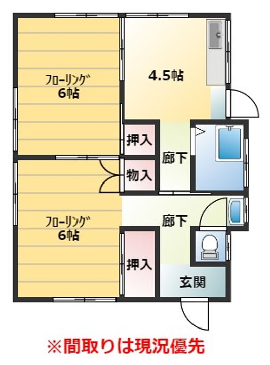 佐賀県唐津市東城内(一戸建)の賃貸物件の間取り