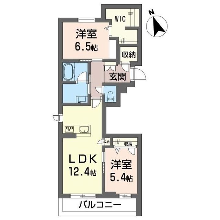 埼玉県さいたま市緑区大字中野田(マンション)の賃貸物件の間取り