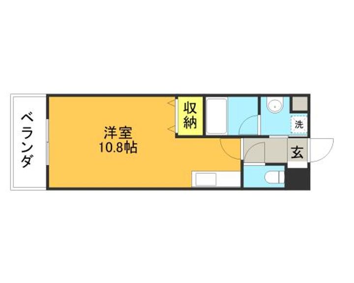 福岡県久留米市小頭町(マンション)の賃貸物件の間取り