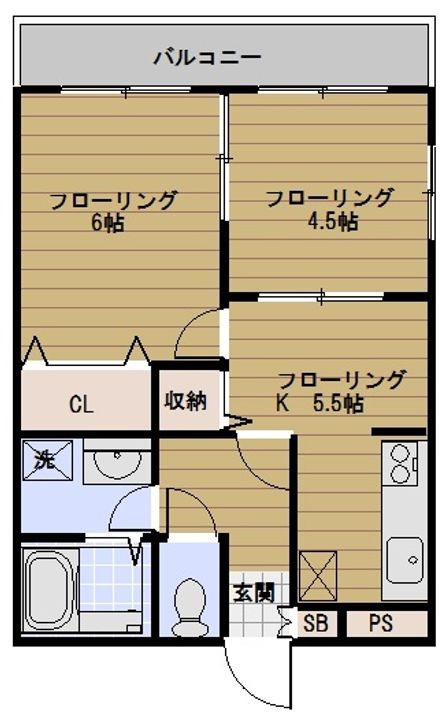 シティコート大山の間取り