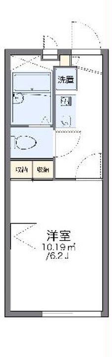 レオパレスCharmCourtの間取り