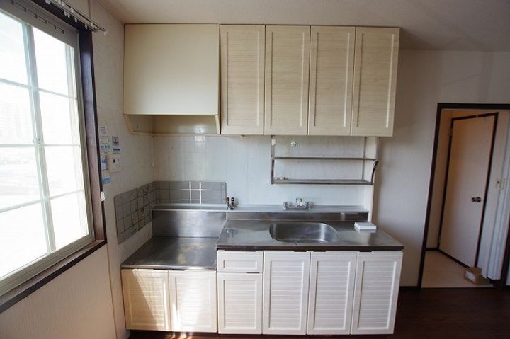 ビューティータウンA棟のキッチン