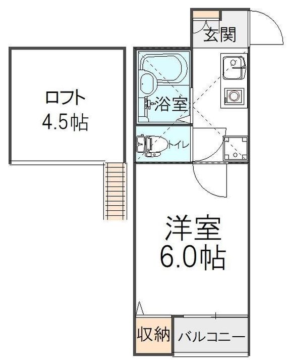 LUNARIA X ルナリア テンの間取り