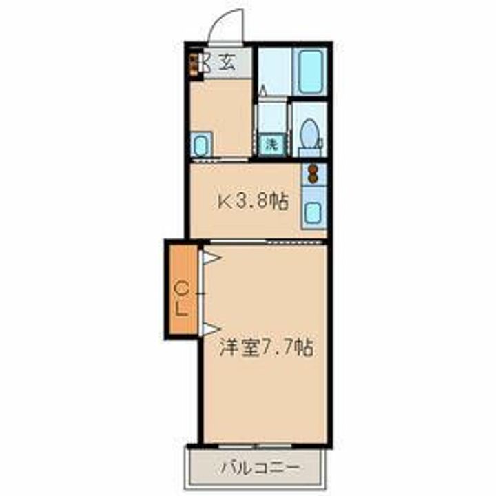 カサブランカNの間取り