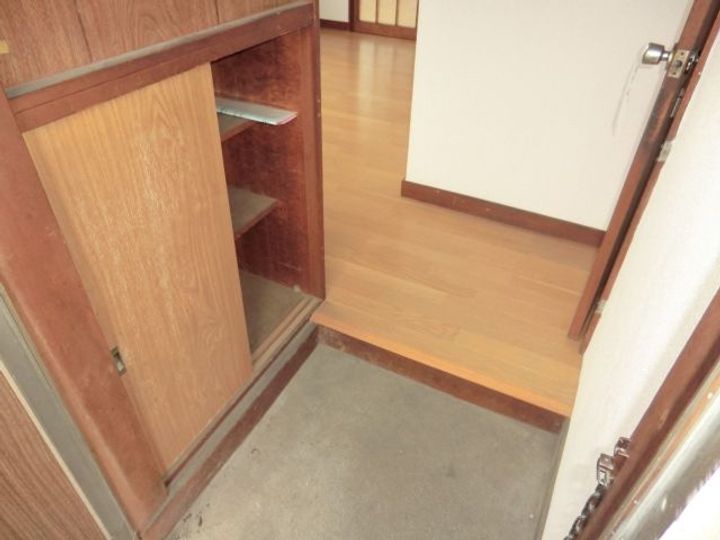 内田コーポの玄関