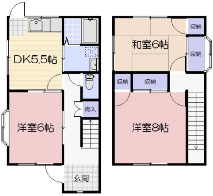 岡山県岡山市南区芳泉2(一戸建)の賃貸物件の間取り