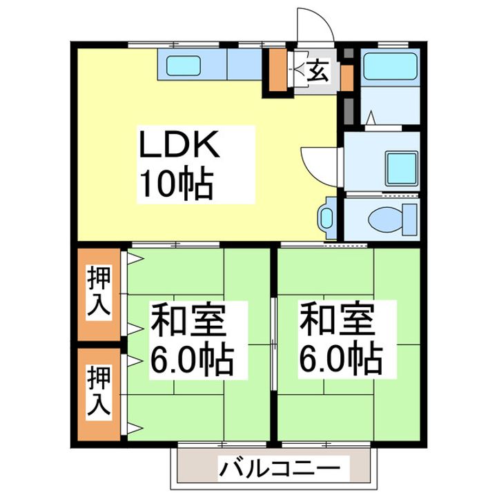 グリーンハイツIIIの間取り