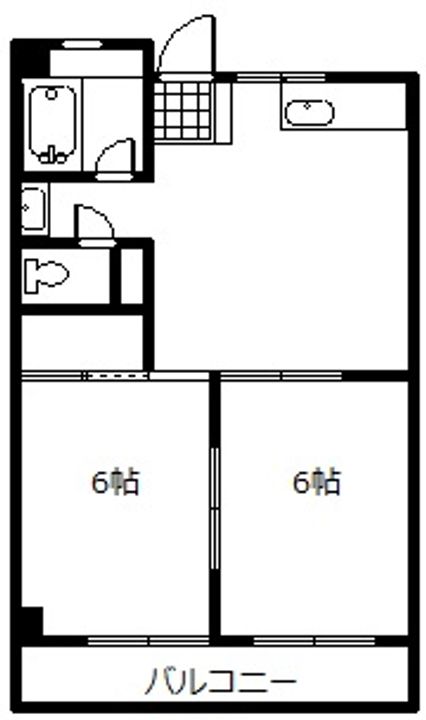 堀米ハイツの間取り