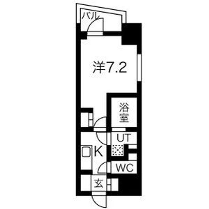 東京都文京区本郷2(マンション)の賃貸物件の間取り