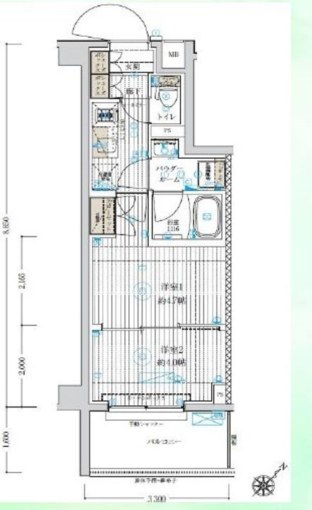 ブライズ鷺沼の間取り