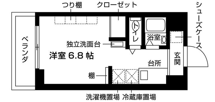 ジュネスコート桜山の間取り