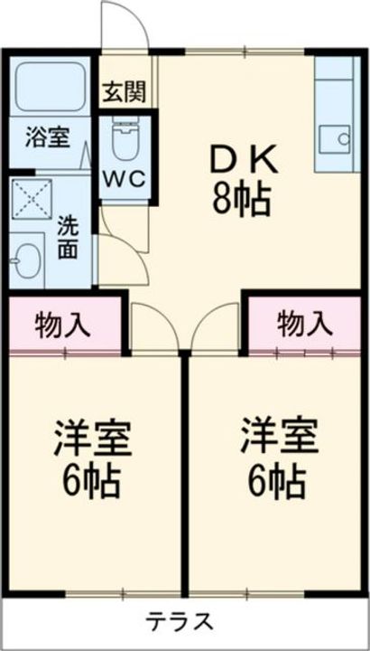 紫陽花 Iの間取り