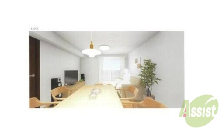 尼崎市大庄中通1丁目賃貸住宅の居間