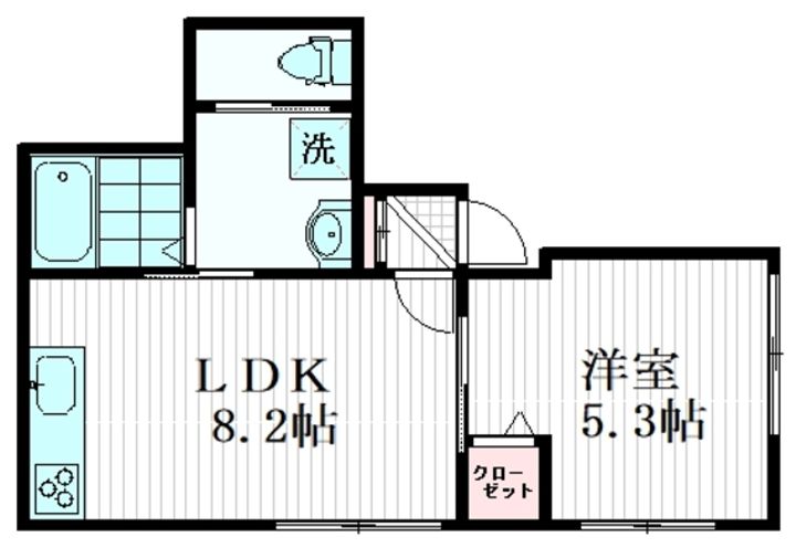 ベルサージュ堀切の間取り