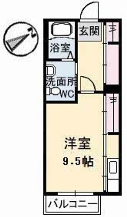 シャーメゾンMの間取り