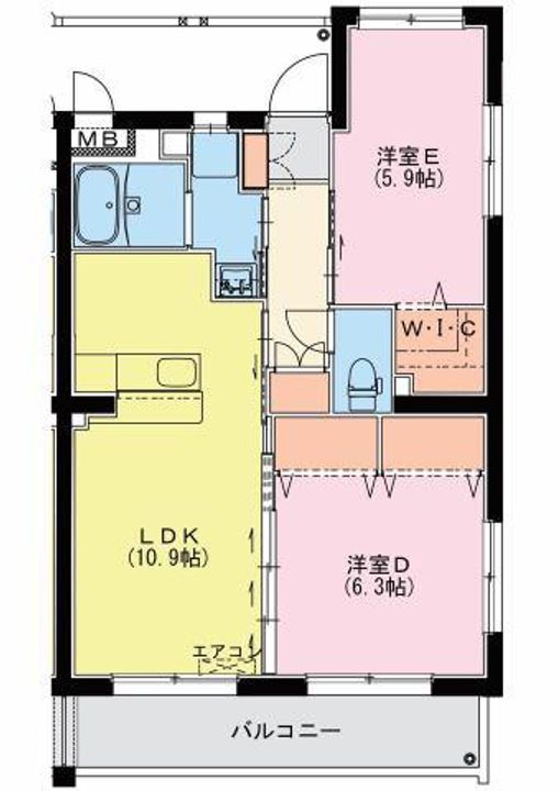 (仮称)花ヶ島YMマンションの間取り