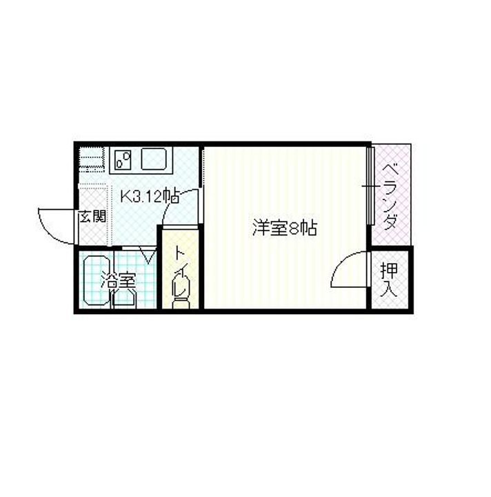 長野県長野市大字川合新田(アパート)の賃貸物件の間取り
