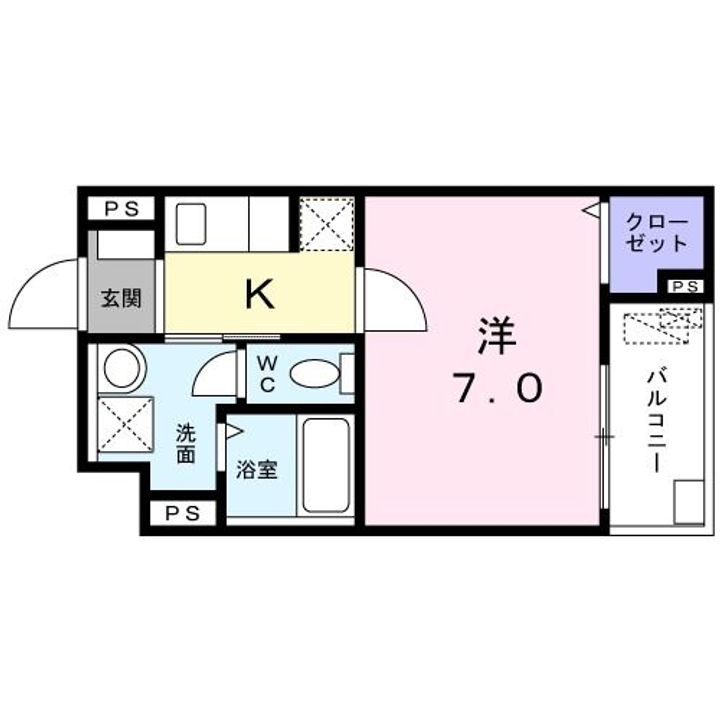 リヴェール桜新町の間取り
