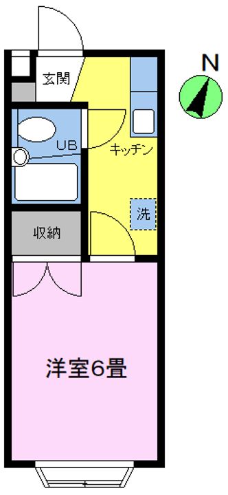 プラザ玉川ハイツの間取り