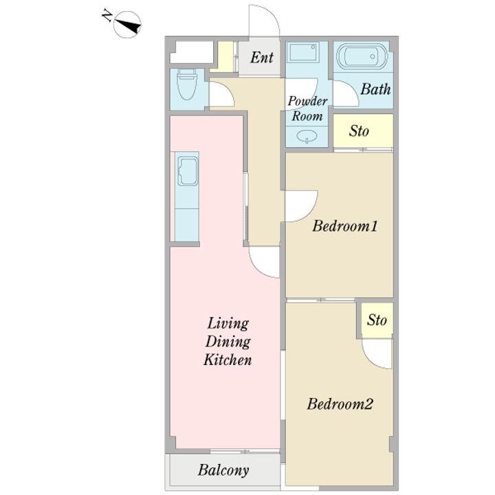 プロシードせんげん台2の間取り