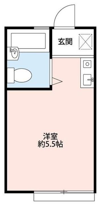 東京都稲城市大丸(アパート)の賃貸物件の間取り