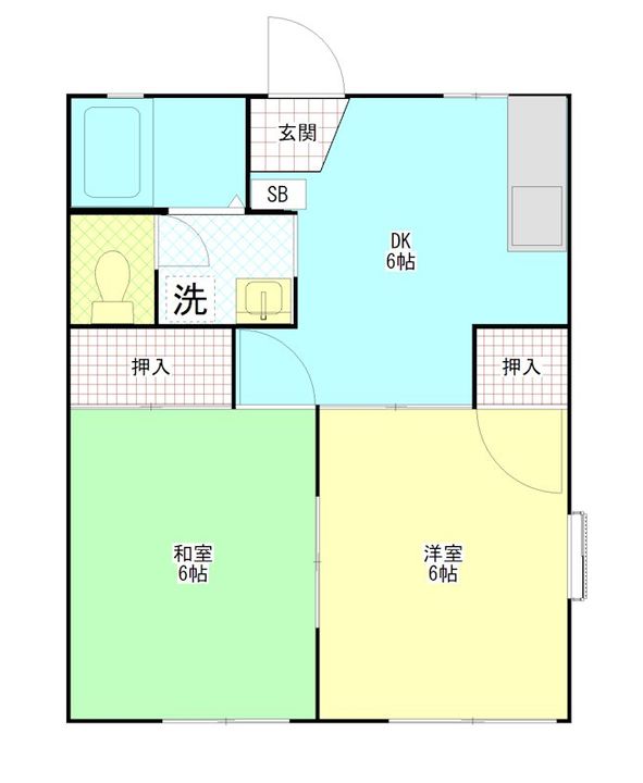 エステートCの間取り