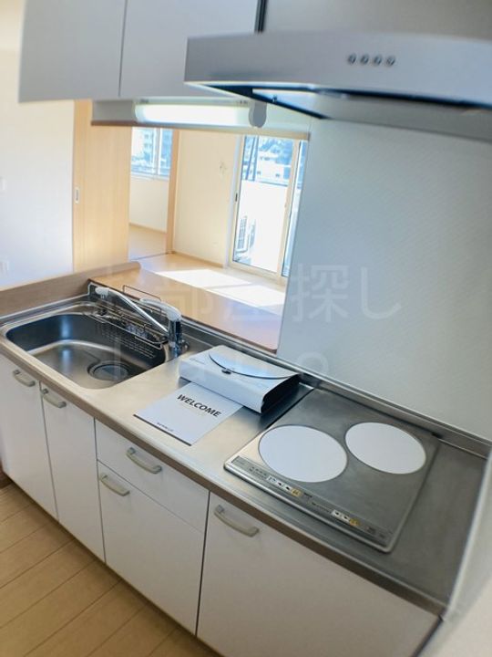 神奈川県南足柄市広町(アパート)の賃貸物件のキッチン