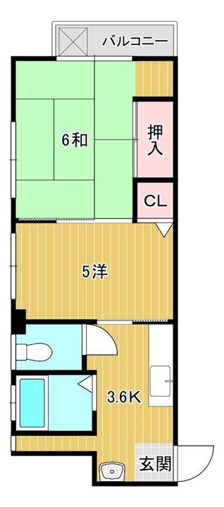 NISHI BLD.の間取り