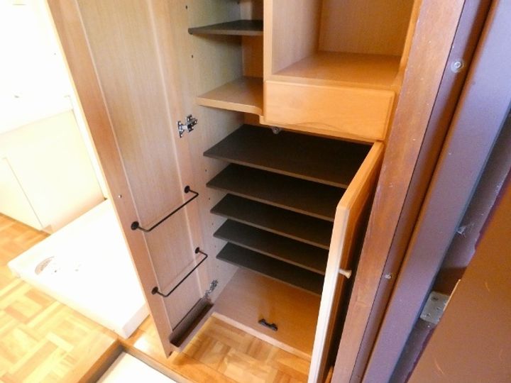 スカイハイツの玄関