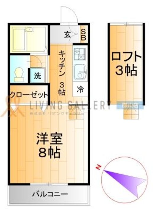 プリリアントハイツの間取り