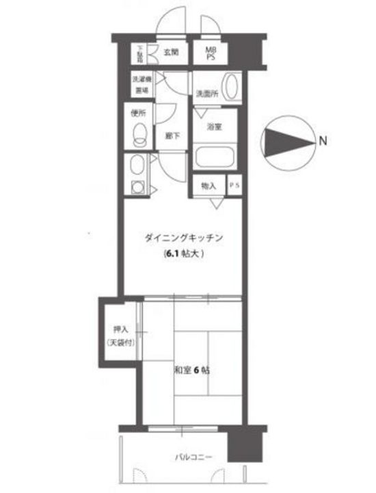 朝日プラザ岡山サウスフロントの間取り