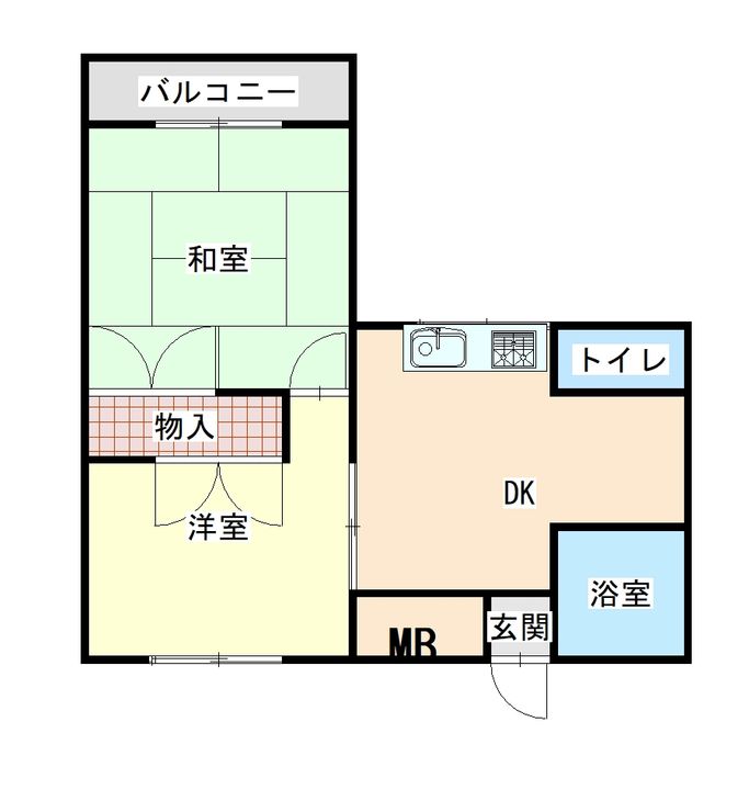 フラワーパレスの間取り