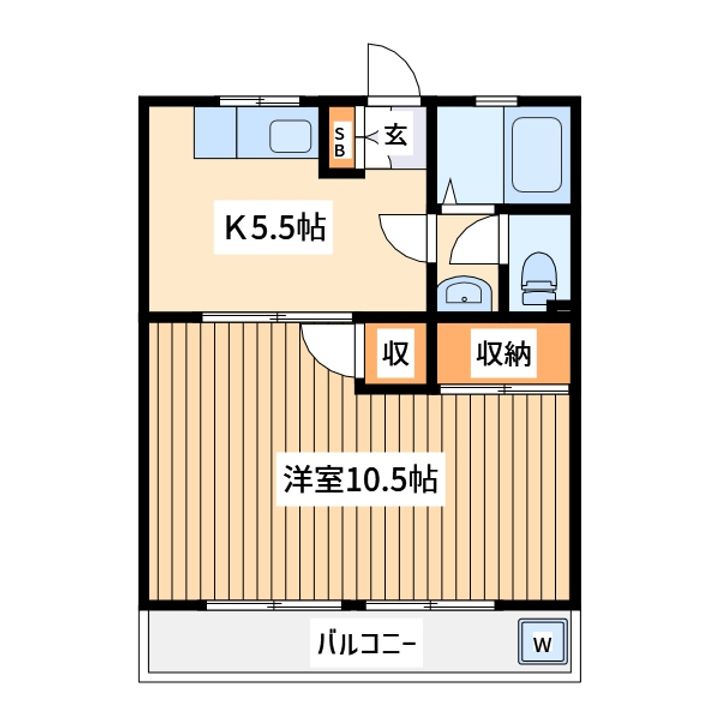 高橋マンションの間取り