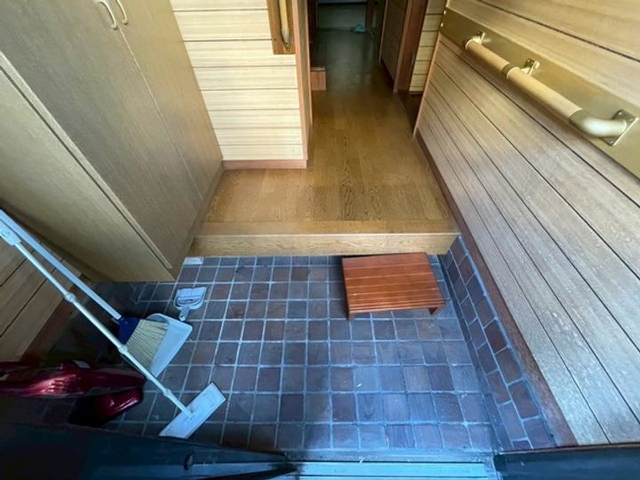 大阪府柏原市太平寺1(一戸建)の賃貸物件の玄関
