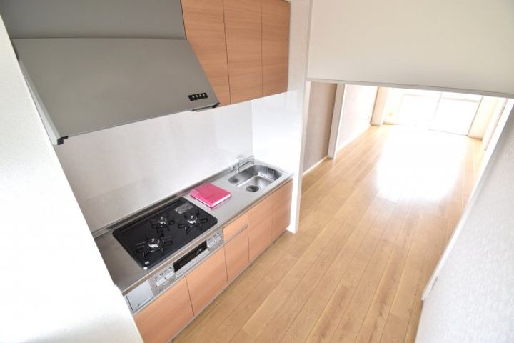 群馬県前橋市西片貝町5(マンション)の賃貸物件のキッチン